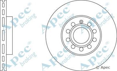 APEC BRAKING dsk2207 -  Тормозной диск